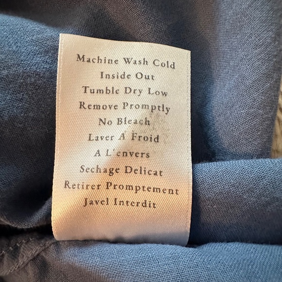 Frank & Eileen Top Size S Collared Lightweight Cotton Buttons Chest Pocket FLAW - Picture 10 of 16